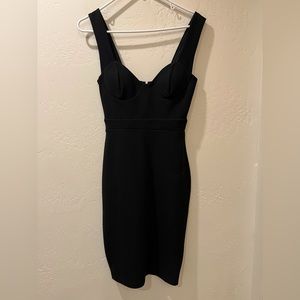 Lulus body con mini little black dress